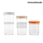 InnovaGoods Size-Adjustable Containers (Set of 3)