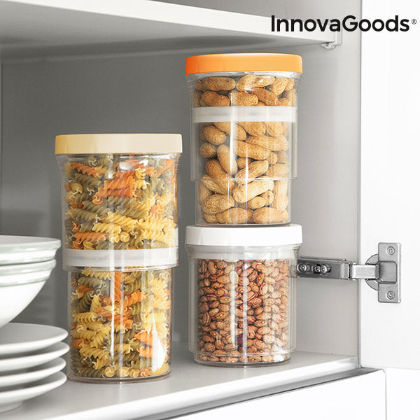 InnovaGoods Size-Adjustable Containers (Set of 3)