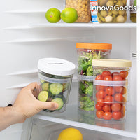 InnovaGoods Size-Adjustable Containers (Set of 3)