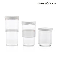 InnovaGoods Size-Adjustable Containers (Set of 3)