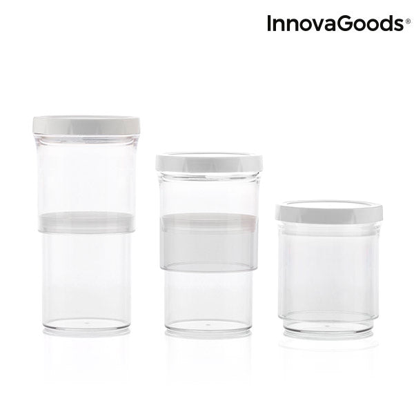 InnovaGoods Size-Adjustable Containers (Set of 3)