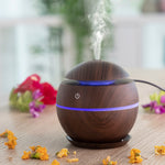 Mini humidificateur diffuseur d'arômes Dark Walnut InnovaGoods