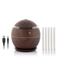 Mini humidificateur diffuseur d'arômes Dark Walnut InnovaGoods