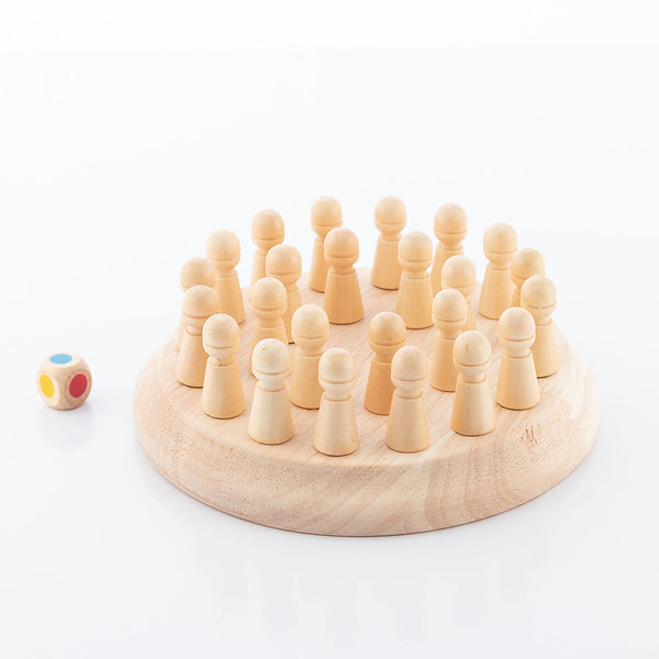 Wooden Memory Chess Taeda InnovaGoods 26 Pieces