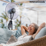 Nebuliser Pedestal Fan with Remote Control InnovaGoods Ø 40 cm 70W