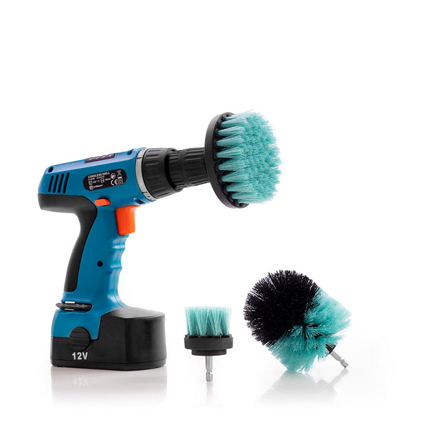 Set of Cleaning Brushes for Drill Cyclean InnovaGoods 3 Pieces