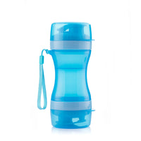 2-in-1 bottle with water and food containers for pets Pettap InnovaGoods