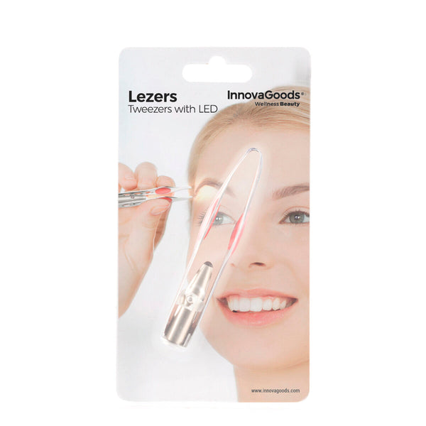 Hair Removal Tweezers with LED Lezers InnovaGoods