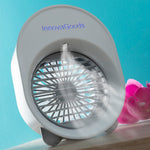 Mini-climatiseur Humidificateur à Ultrasons avec LED Koolizer InnovaGoods