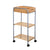 Bamboo Bathroom Organiser Trolley