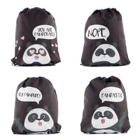 Panda Drawstring Backpack