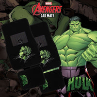 MARVEL AVENGERS 4-Piece Car Mat - HULK