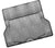 ALUMINIUM LOOK 1-Piece Boot Mat - CARBON [Rubber/Aluminium Look]