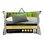 Royal Comfort Charcoal Bamboo Pillow Hotel Quality Luxury Single Pack