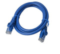 8WARE Cat6a UTP Ethernet Cable 1m Snagless Blue