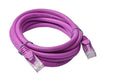 8WARE Cat6a UTP Ethernet Cable 2m Snagless Purple