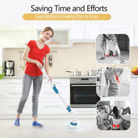 Electric Cordless Spin Scrubber Super Power Scrubber Turbo Scrub Clean Brush