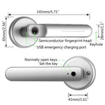 Smart Fingerprint Door Lock Digital Electronic Keyless Lock Security Home Door