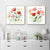 70cmx70cmFlorals 2 Sets Gold Frame Canvas Wall Art