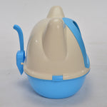 Medium Hooded Cat Toilet Litter Box Tray House With Scoop Blue