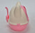 Medium Hooded Cat Toilet Litter Box Tray House With Scoop Pink