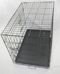 48' Portable Foldable Dog Cat Rabbit Collapsible Crate Pet Rabbit Cage with Cover