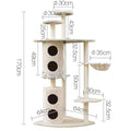 170cm XL Multi Level Cat Scratching Post Tree Post House Tower-Beige