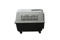 Large Plastic Kennels Pet Carrier Dog Cat Cage Crate With Handle and Wheel Black