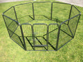 80 cm Heavy Duty Pet Dog Puppy Cat Rabbit Exercise Playpen Fence With Cover