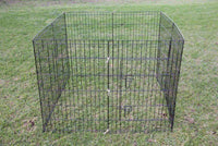 120 cm 8 Panel Pet Dog Playpen Exercise Chicken Cage Puppy Crate Enclosure Cat Fence