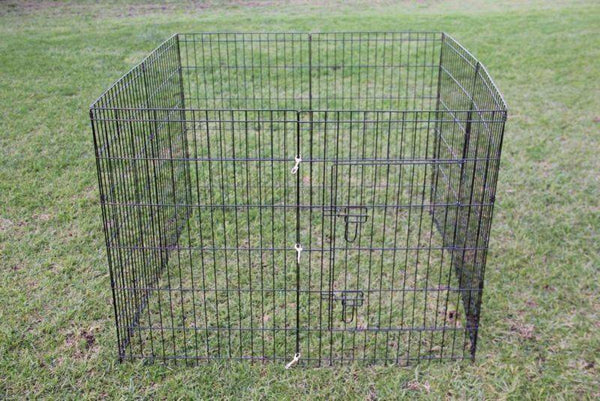 120 cm 8 Panel Pet Dog Playpen Exercise Chicken Cage Puppy Crate Enclosure Cat Fence