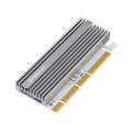 Simplecom EC415 NVMe M.2 SSD to PCIe x4 x8 x16 Expansion Card with Aluminium Heat Sink and RGB Light