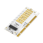 Simplecom EC415 NVMe M.2 SSD to PCIe x4 x8 x16 Expansion Card with Aluminium Heat Sink and RGB Light