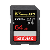 SanDisk 64GB Extreme PRO SDHC and SDXC UHS-II card SDSDXDK-064G-GN4IN