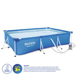 Bestway 3m x 2.1m Above Ground Pool High Gauge PVC Construction 3300 Litre