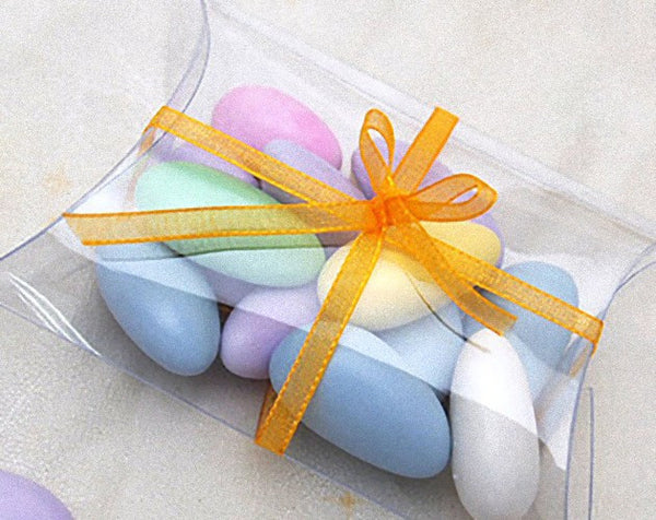 10 Pack of Pillow Rectangle Shaped Gift Box - Wedding or Product Bomboniere Jewelry Gift Party Favor Model Candy Chocolate Soap Box