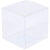 10 Pack of 10cm Square Cube PVC Box -  Product Showcase Clear Plastic Shop Display Storage Packaging Box