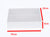 10 Pack of White Card Box - Clear Slide On Lid - 30 x 20 x 8cm -  Large Beauty Product Gift Giving Hamper Tray Merch Fashion Cake Sweets Xmas