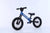 Bike Plus Kids Balance Bike Training Aluminium - Blue with Suspension - 12" Rubber Tyres - Foot Pegs -Ride On No Pedal Push