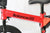 Bike Plus Kids Balance Bike Training Aluminium - Red with Suspension - 12" Rubber Tyres - Foot Pegs -Ride On No Pedal Push