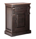 Iron Sideboard Buffet Cabinet with Drawer Storage and Wood Top