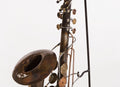 Saxophone Statue Display Ornament for Home Decor in Copper Finish