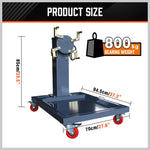 800kg Folding Engine Stand 1763lb Heavy Duty Workshop Auto Crane Hoist Motor