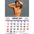 Hunks – 2023 Rectangle Wall Calendar 16 Months Planner New Year Christmas Gift