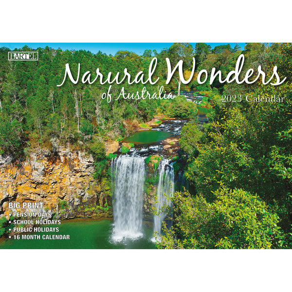 Natural Wonders Of Australia – 2023 Rectangle Wall Calendar 16 Months Planner