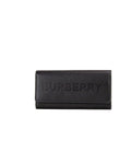 Porter Logo Embossed Wallet with Multiple Slots and Zip Compartment One Size Women