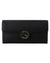 Gucci Wallet with Interlocking GG Snap in Grainy Leather One Size Women