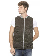 Contrasting Knit Mens Vest 2XL Men