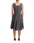 Sleeveless A-line Dress with Polka Dot Pattern 40 IT Women