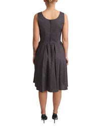 Sleeveless A-line Dress with Logo Details 40 IT Women